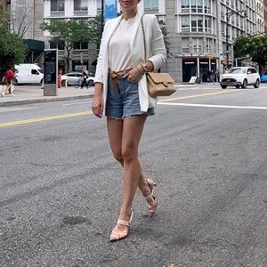 Fendi Colibri 55mm FF Mesh Slingback Pumps 40 NIB NWT